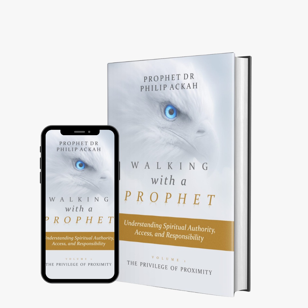 Walking with a Prophet Cover Book with Phone